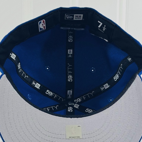 LA Clippers Golden Front New Era 59Fifty NBA Fitted Hat / Cap Adult Size 7 1/2 - Picture 7 of 8